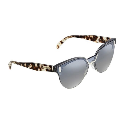 Kính Mát Prada Transparent Grey Cat Eye Sunglasses PR 04US VIP5R0 43