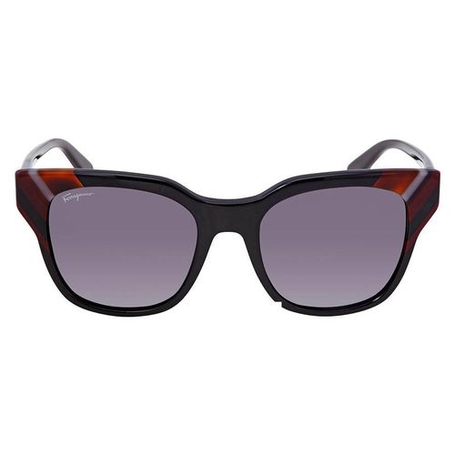Kính Mát Salvatore Ferragamo Black Rectangular Ladies Sunglasses SF875S 001 53-1