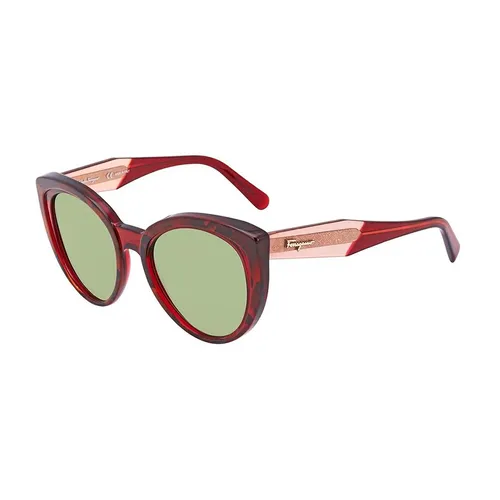 Kính Mát Salvatore Ferragamo Tortose/Red Cat Eye Sunglasses SF891S TORTRD 53
