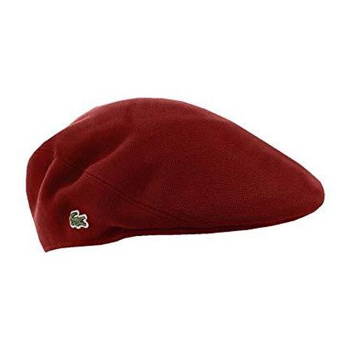 Mũ Lacoste Beret Pique Flat Cap Red Màu Đỏ Đô
