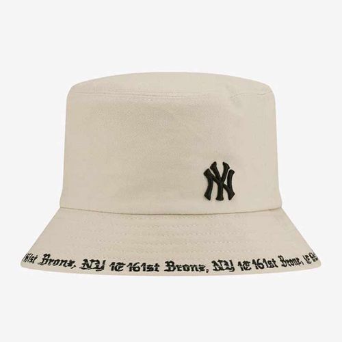Mũ MLB Bucket New York Yankees Màu Trắng Đục Size 57H-3