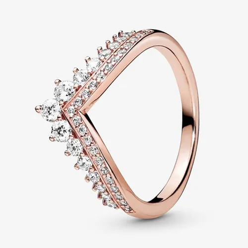 Nhẫn Nữ Pandora Princess Wishbone Ring Màu Vàng Hồng Size 48 - Trang sức - Vua Hàng Hiệu