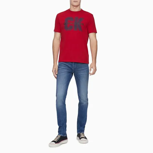 Quần Bò Nam Calvin Klein CK Skinny Piels Màu Xanh Nhạt Size 34