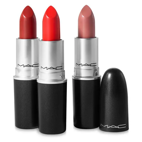 Son Môi - Set 3 Thỏi Son MAC Frosted Firework Sleigh All Day Lipstick - Vua Hàng Hiệu