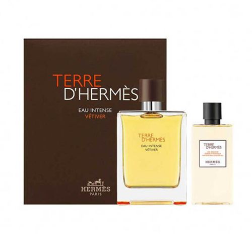 Set Hermes Terre D'hermes Eau Intense Vetiver (EDP 100ml + 80ml Showergel)-2