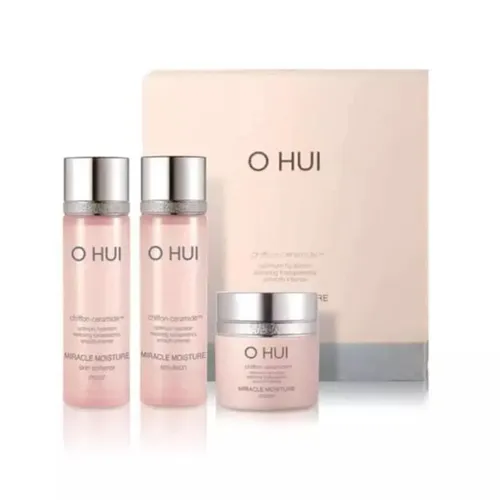 Set Mini Dưỡng Ẩm Ohui Miracle Moisture 3pcs (47ml) - Dưỡng Ẩm Căng Mượt