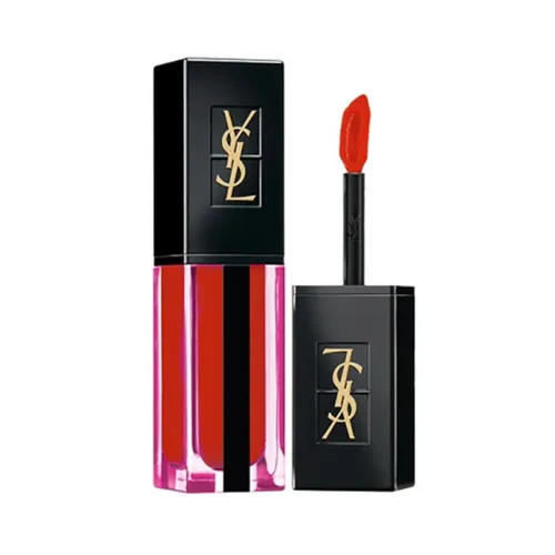 Son Kem Yves Saint Laurent YSL Vernis A Levres Water Stain 612 Rouge Deluge Màu Đỏ Tươi - Son Môi - Vua Hàng Hiệu