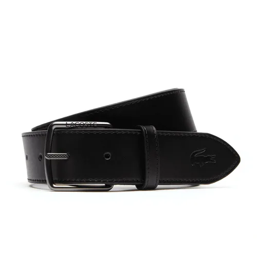 Thắt Lưng Men's Lacoste Engraved Tongue Buckle Leather Belt RC1696-H02