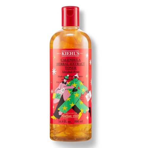 Toner Hoa Cúc Kiehl's Calendula Herbal Extract Alcohol-Free Toner Tonique En Edition Limitee Pour Noel 500ml-1