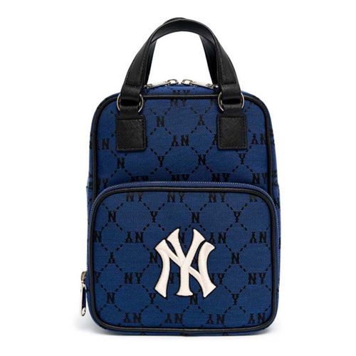 Túi MLB Monogram Diamond Jacquard Mini Backpack New York Yankees 3ABKS031N-50BLD-1