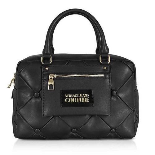 Túi Xách Versace Jeans Couture Quilted Nappa Satchel Bag Màu Đen-1