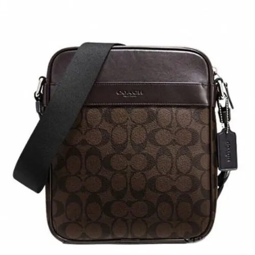 Túi Coach Nam Men Charles Flight Signature Crossbody Bag F54788 Màu Nâu