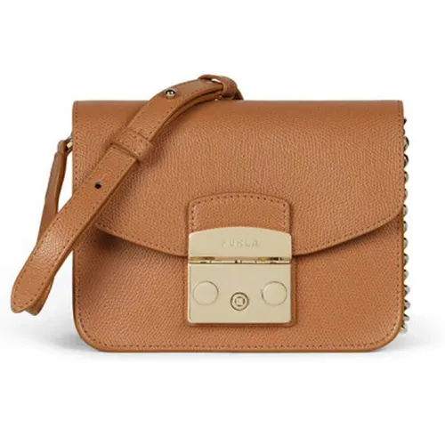 Túi Đeo Chéo Furla Metropolis Mini Miele Màu Nâu - Túi xách - Vua Hàng Hiệu