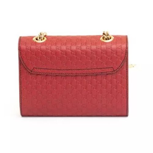 Túi Đeo Chéo Gucci Emily Chain Shoulder Bag Mini Màu Đỏ-3