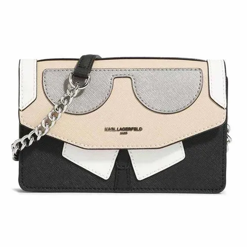 Túi Đeo Chéo Karl Lagerfeld Maybelle Choupette Flap Shoulder Bag Màu Đen Size 24