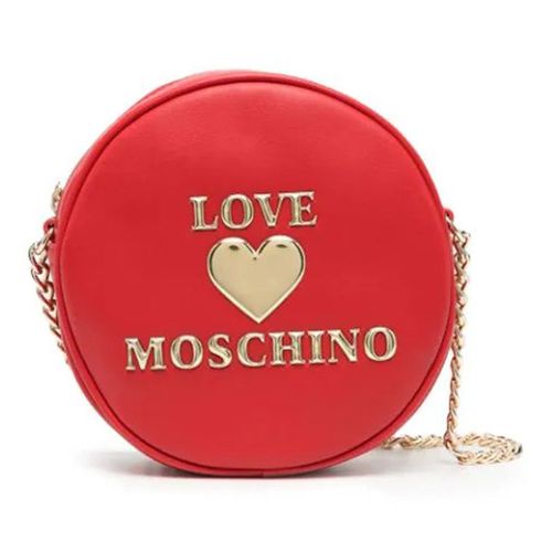 Túi Đeo Chéo Love Moschino Circular Crossbody Bag Màu Đỏ