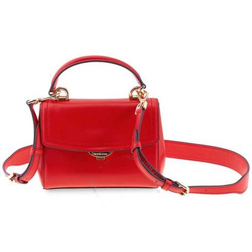 Túi Đeo Chéo Michael Kors MK Ava Extra-Small Leather Crossbody Bag- Bright Red Màu Đỏ-1