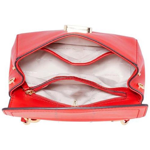Túi Đeo Chéo Michael Kors MK Ava Extra-Small Leather Crossbody Bag- Bright Red Màu Đỏ-2