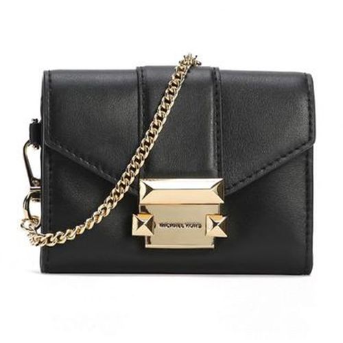 Túi Đeo Chéo Michael Kors MK Ladies Whitney Small Leather Chain Wallet Màu Đen