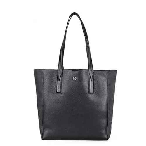 Túi Tote Michael Kors MK Junie Pebbled Leather Tote- Black Màu Đen