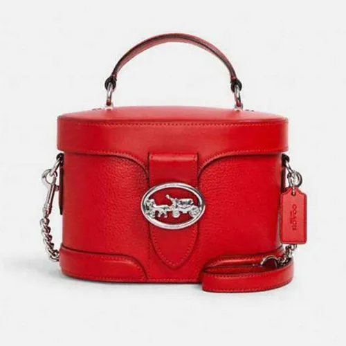 Túi Xách Coach Georgie Gem Crossbody Red Pebble Leather Shoulder Purse 5503 Màu Đỏ
