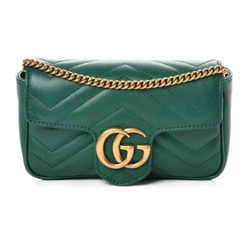 Túi Xách Gucci GG Marmont Matelasse Super Mini Emerald Green