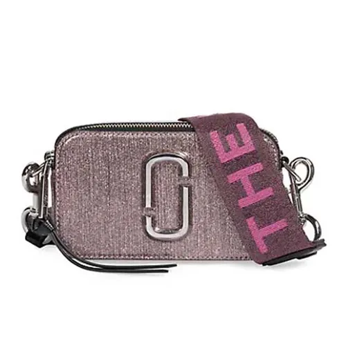 Túi Xách Marc Jacobs Snapshot Metallic Leather Camera Bag Màu Hồng - Túi xách - Vua Hàng Hiệu