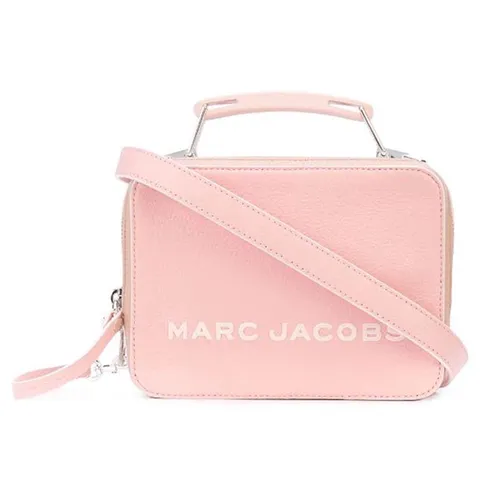 Túi Xách Marc Jacobs The Tricolor Textured Mini Box Bag In Bloom Pink Màu Hồng