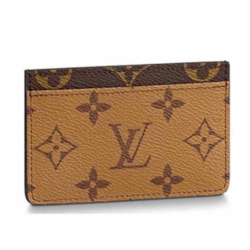 Ví Card Holder Louis Vuitton LV Monogram 2020-21FW Màu Nâu