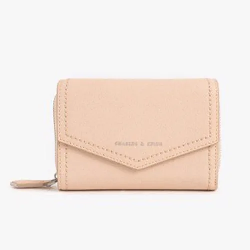Ví Nữ Charles & Keith CNK Envelope Short Wallet CK6-10770477-3 Màu Da