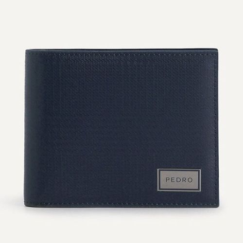 Ví Pedro Leather Bi-Fold Wallet with Insert PM4-15940211 Màu Xanh Navy