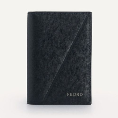 Ví  Pedro Textured Leather Bi-Fold Cardholder  PM4-25940081 Màu Đen