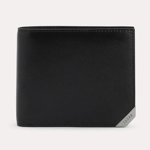 Ví Pedro Textured Leather Bi-Fold Wallet with Flip PM4-15940200 Màu Đen