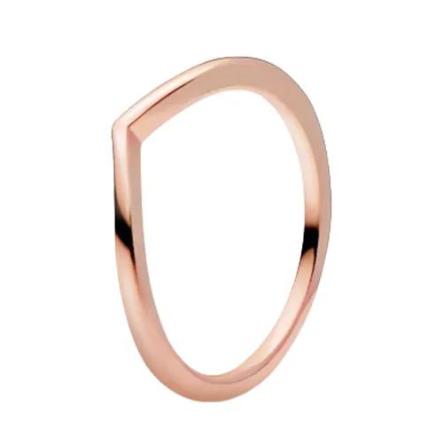 Nhẫn Nữ Pandora Polished Wishbone Ring Màu Vàng Hồng - Trang sức - Vua Hàng Hiệu