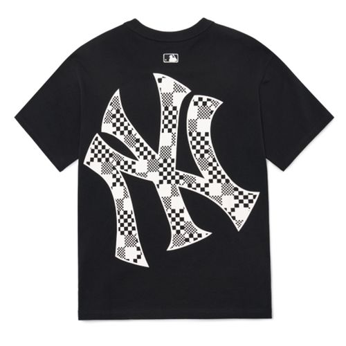 Áo Phông MLB Logo New York Yankees Tshirt 3ATSM8023-50BKS Màu Đen Size S-6