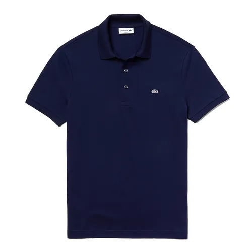 Áo Polo Lacoste Men's Slim Fit Lacoste Polo Shirt In Stretch Petit Piqué Màu Xanh Navy Size S - Thời trang - Vua Hàng Hiệu