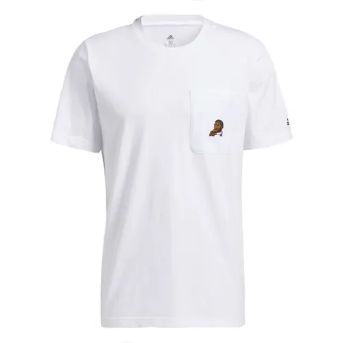 Áo Thun Adidas Dame Avatar Pocket Tee Tshirt Màu Trắng - Thời trang - Vua Hàng Hiệu