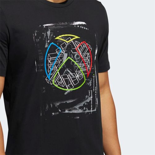 Áo Thun Nam Adidas Donovan Mitchell x Xbox Tee Tshirt Màu Đen Size S-4