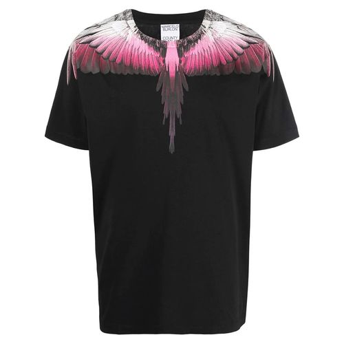 Áo Phông Marcelo Burlon County Of Milan Wings-Print Cotton T-Shirt Màu Đen