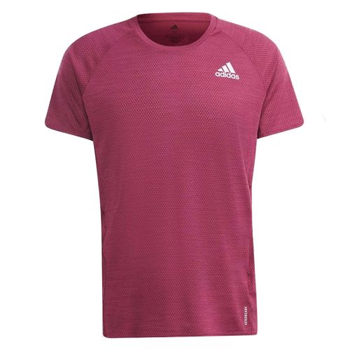 Áo Thun Nam Adidas Tshirt Chạy Bộ Màu Đỏ Thẫm