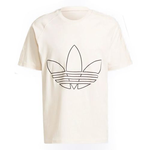 Áo Thun Nam Adidas Graphic Tricolor Màu Trắng Đục Size M