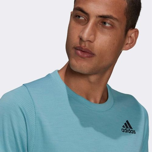 Áo Thun Nam Adidas Tennis Freelift Tshirt Màu Xanh Nhạt-3