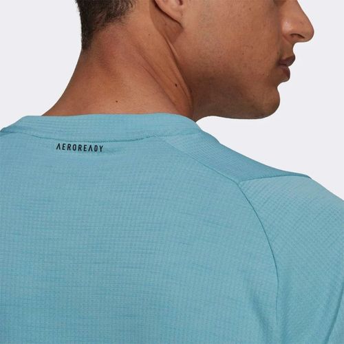 Áo Thun Nam Adidas Tennis Freelift Tshirt Màu Xanh Nhạt-5