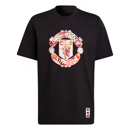 Áo Thun Nam Adidas Tết Manchester United Tshirt Màu Đen Size M