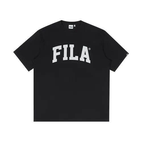 Áo Thun Unisex Fila New Prep Arch Logo Màu Đen - Thời trang - Vua Hàng Hiệu