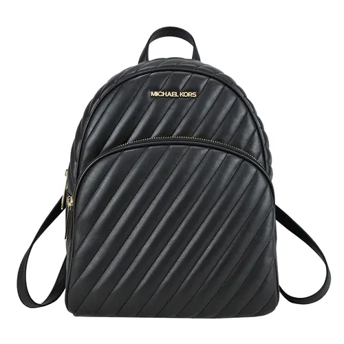 Túi xách - Balo Michael Kors MK Abbey Quilted Leather Backpack Màu Đen - Vua Hàng Hiệu
