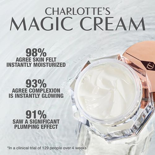Set Kem Dưỡng Ẩm Charlotte Tilbury Magic Cream Moisturizer With Hyaluronic Acid & Refill Set-3