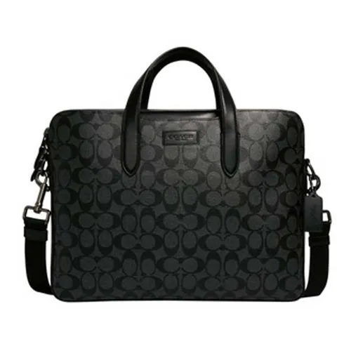 Túi xách Coach Cặp xách tay - Cặp Xách Tay Coach Nam Portfolio Men Hamilton Beckett Structured Penn Brief Màu Đen - Vua Hàng Hiệu