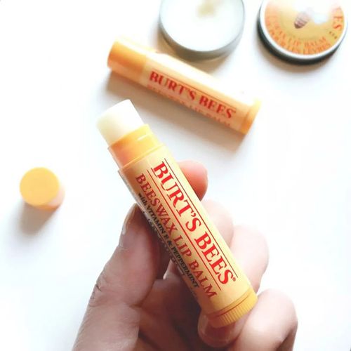 Son Dưỡng Môi Burt's Bees Beeswax Lip Balm With Vitamin E & Peppermint 4.25g-1