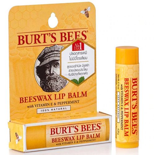 Son Dưỡng Môi Burt's Bees Beeswax Lip Balm With Vitamin E & Peppermint 4.25g-3